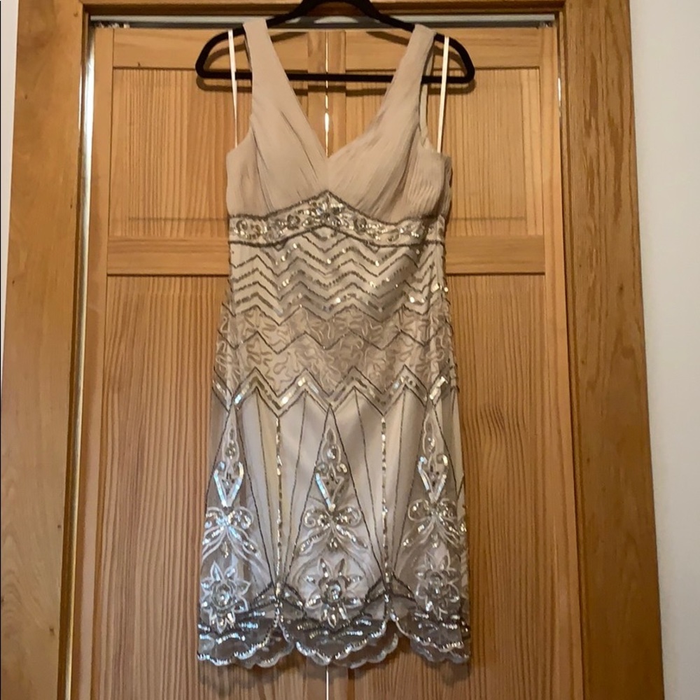 Sue Wong Size 10 Beaded Dress
